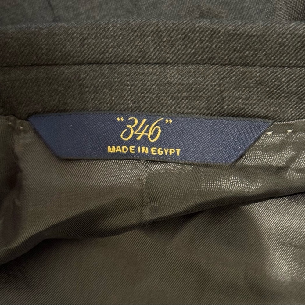 NEW BROOKS BROTHERS 346 Stretch Dark Gray Suit Jacket Size 46R -Retails $648 - Picture 6 of 9